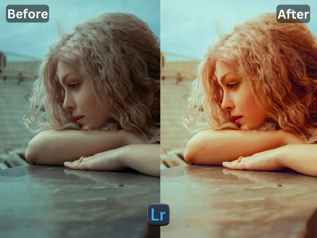 Blonde Girl Free Lightroom Preset www.EditPreset.com