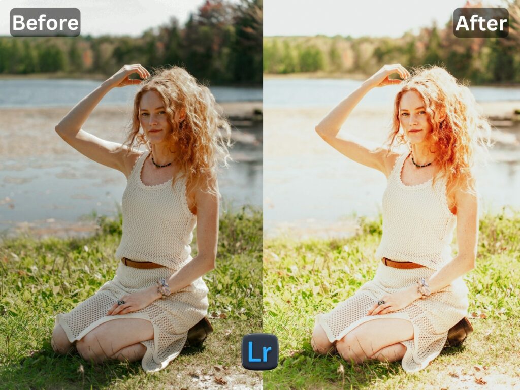 Blonde Girl Free Lightroom Preset www.EditPreset.com